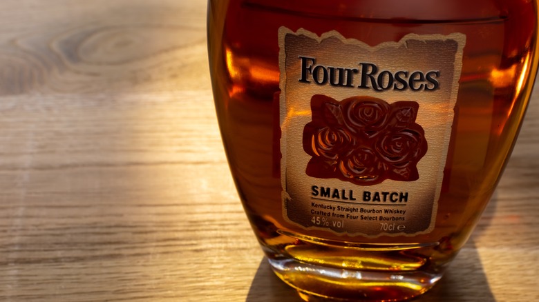 Four Roses Small Batch bourbon bottle