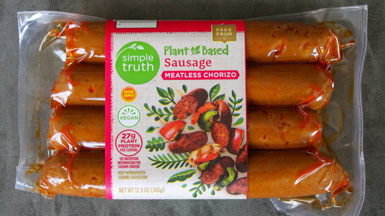 packaged Simple Truth Meatless Chorizo