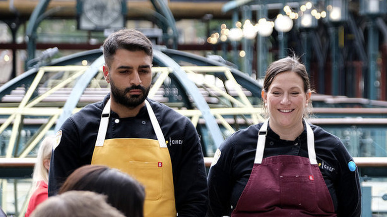 Ghzawi and Bradley on Top Chef