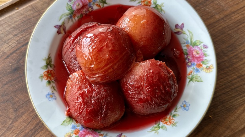 Roasted cinnamon plums