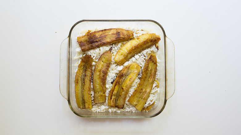 unbaked torta de plátano