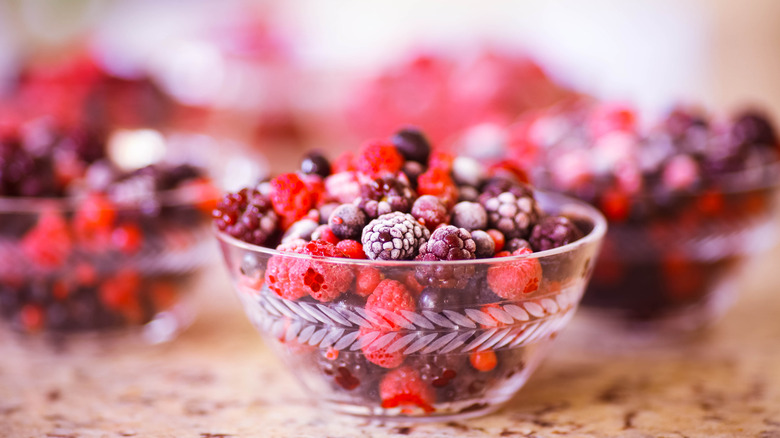 Frozen mixed berries