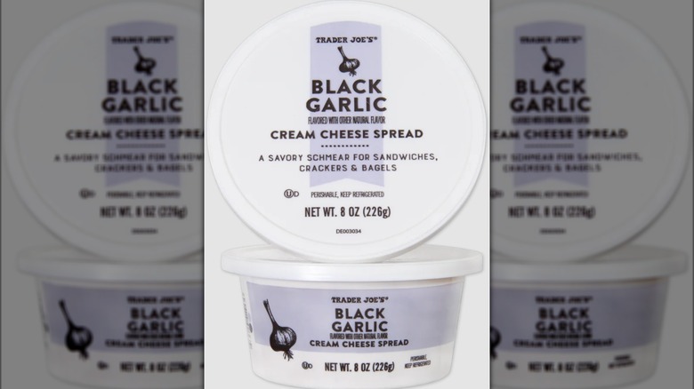 Trader Joe's Black Garlic Cream Cheese Spread