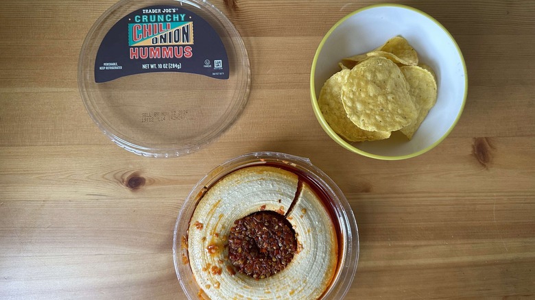 Trader Joe's chili onion hummus