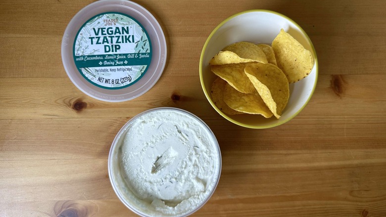 Trader Joe's vegan tzatziki dip