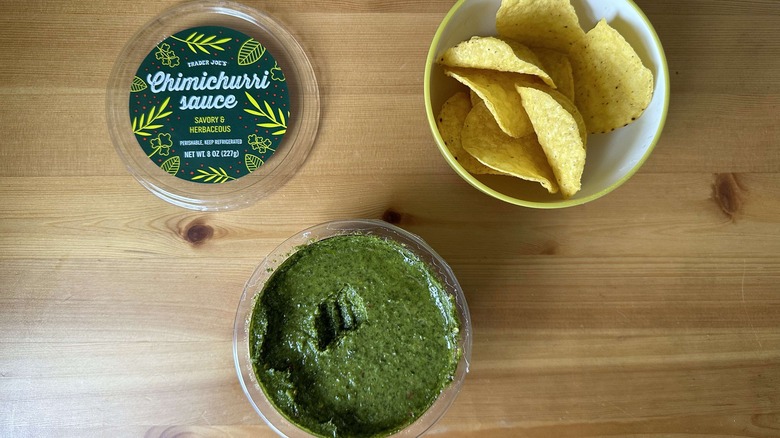 Trader Joe's chimichurri sauce