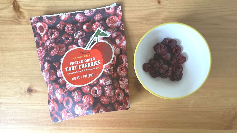 Freeze-dried tart cherries