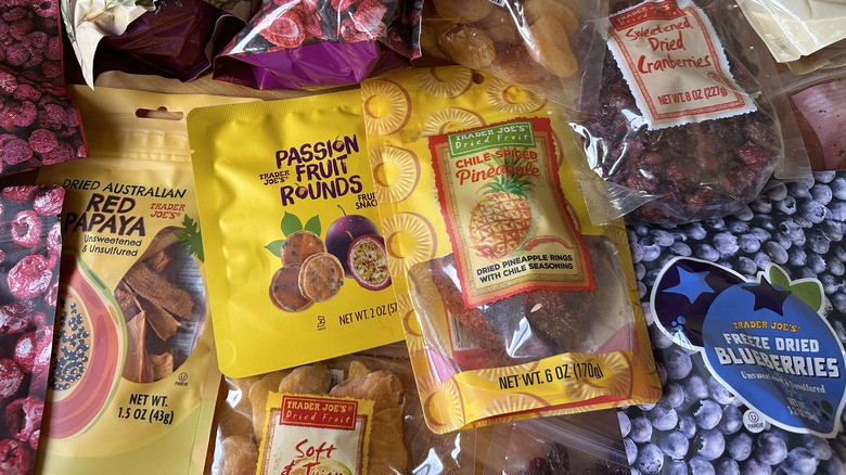 Trader Joe's dried fruits