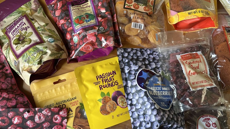 Trader Joe's dried fruits