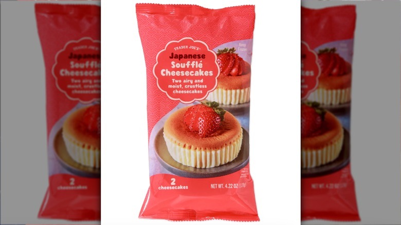 package of Trader Joe's Japanese soufflé cheesecakes