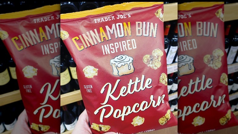 tj's cinnamon bun kettle popcorn