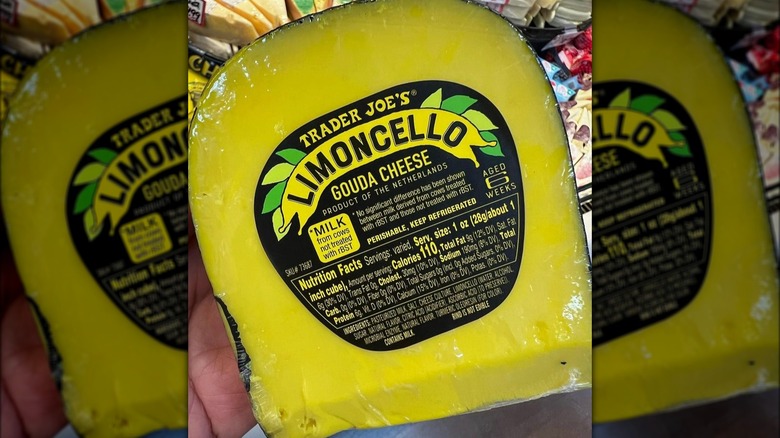 Trader Joe's new Limoncello Gouda Cheese
