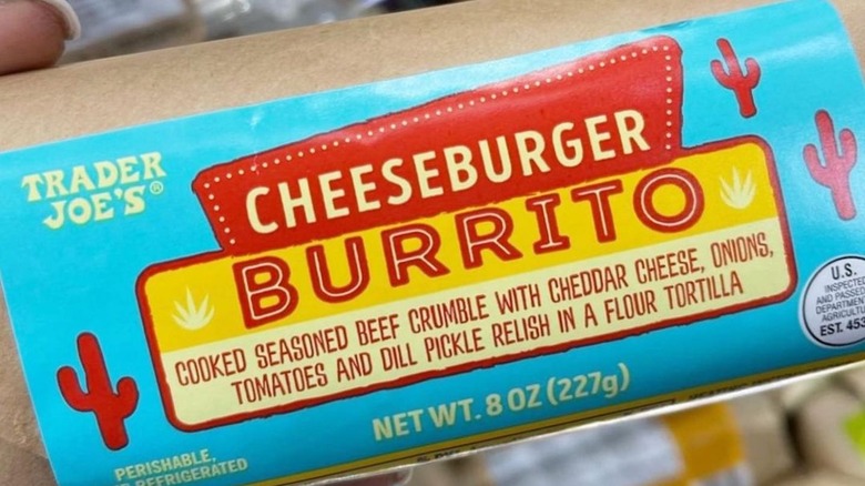 Trader Joe's Cheeseburger Burrito