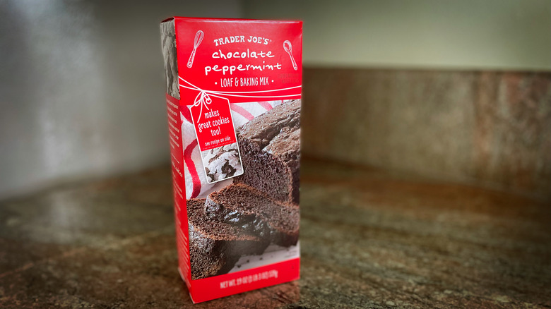 Trader Joe's chocolate peppermint loaf