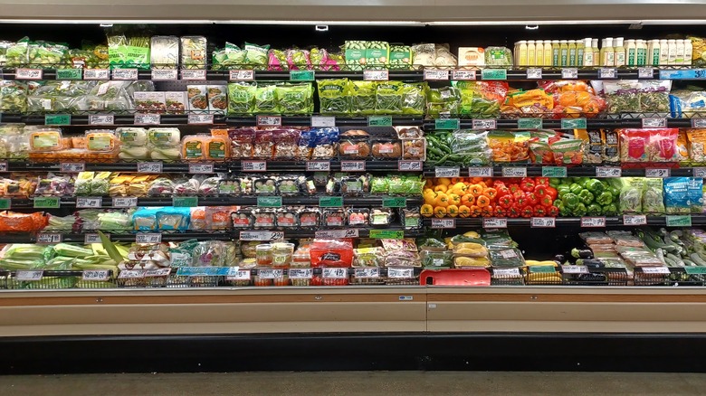 Trader Joe's produce section in Los Angeles store