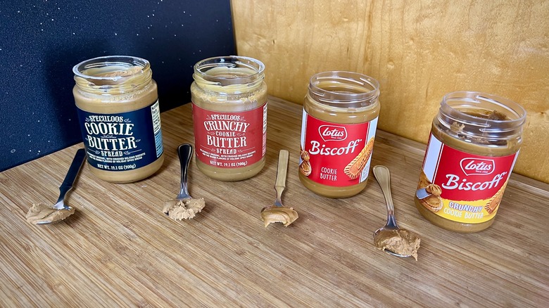 Jars of cookie butter