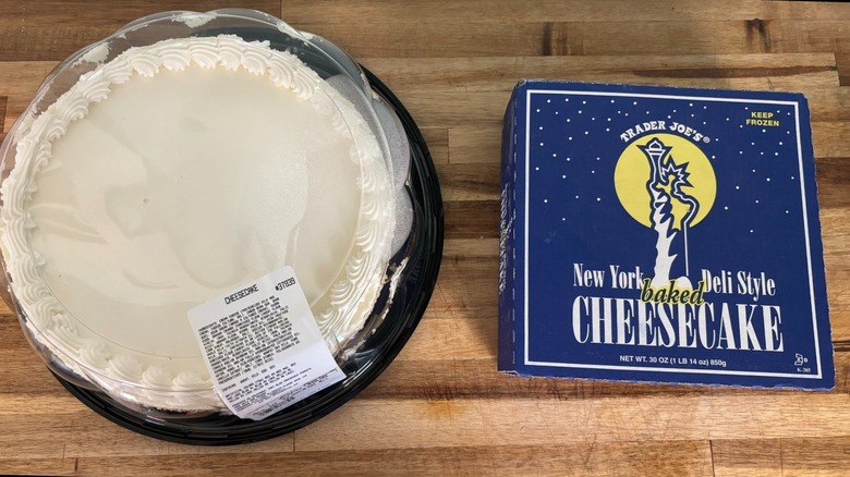 Costco and Trader Joe's cheesecakes