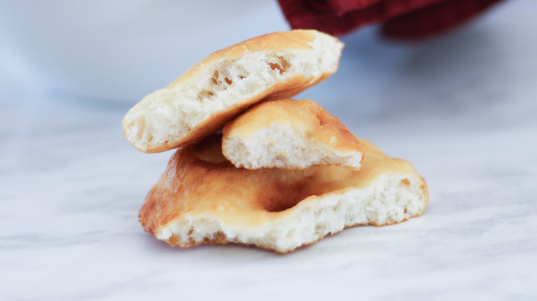 stacked pieces of fry bread