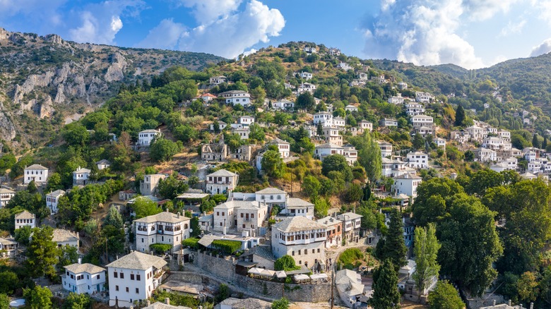 mountainous Greek countryside