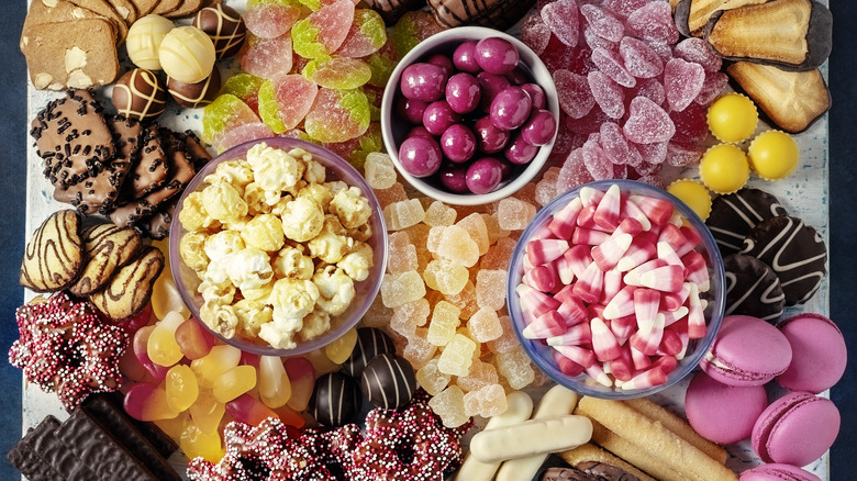 candy charcuterie board