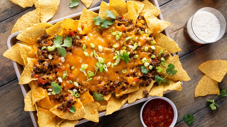 ground beef nachos