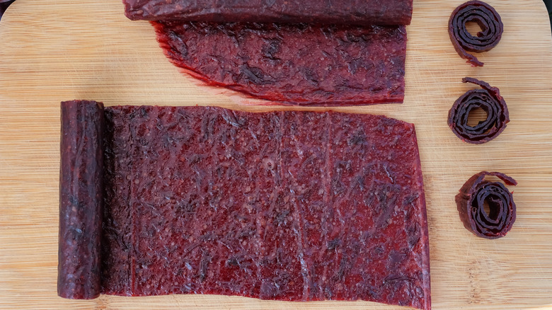 Homemade fruit leather