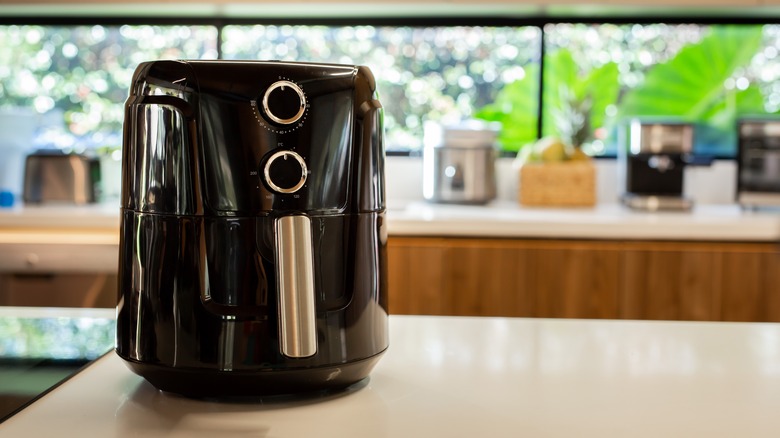 Air fryer in kitchen