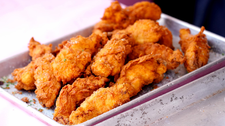 Fried chicken tenders