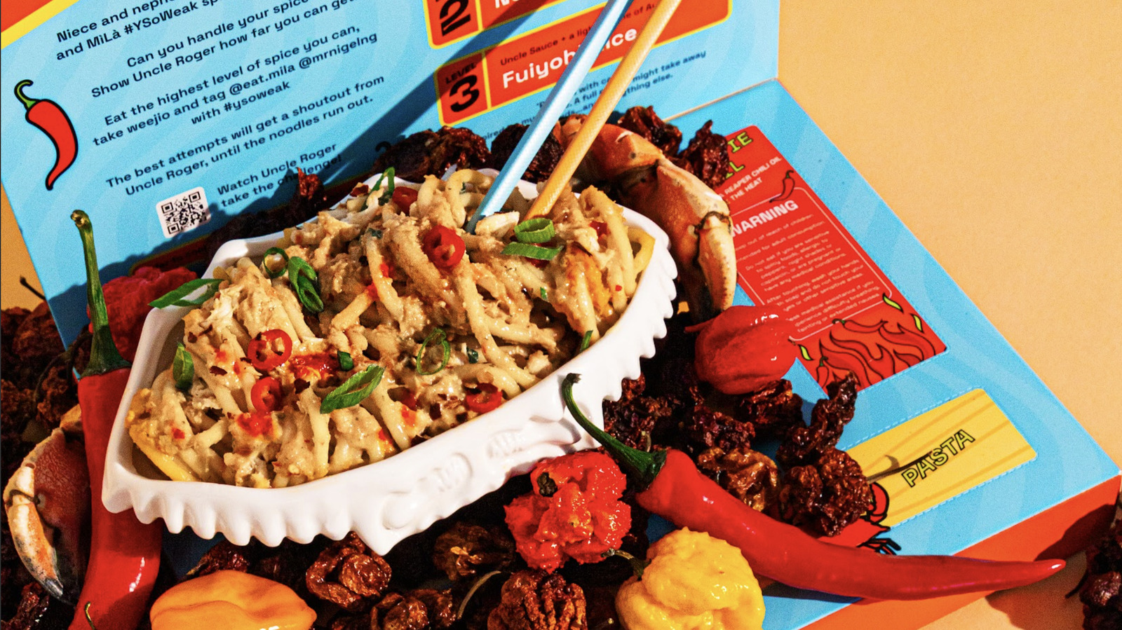 Trendy Chinese Food Brand MìLà Launches Spicy Crab Pasta Kit Collab With Uncle  Roger