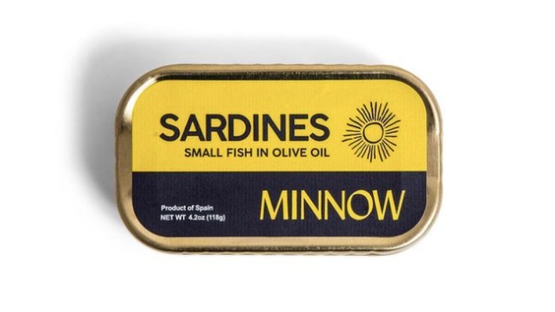 Minnow canned sardines in olive oil