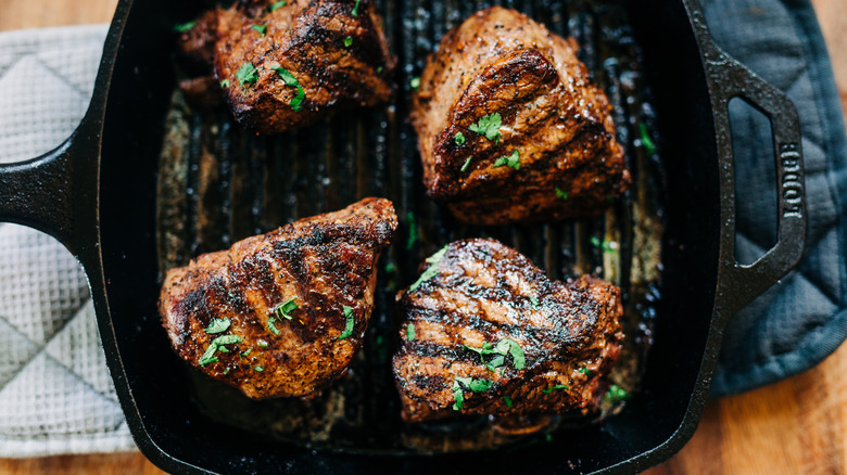 cast iron filet mignon 