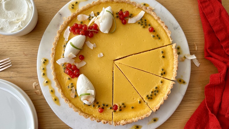 Tropic Holiday Passion Fruit Tart