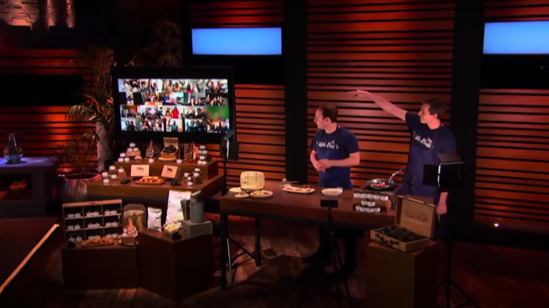 Truffle Shuffle hosts on Shark Tank