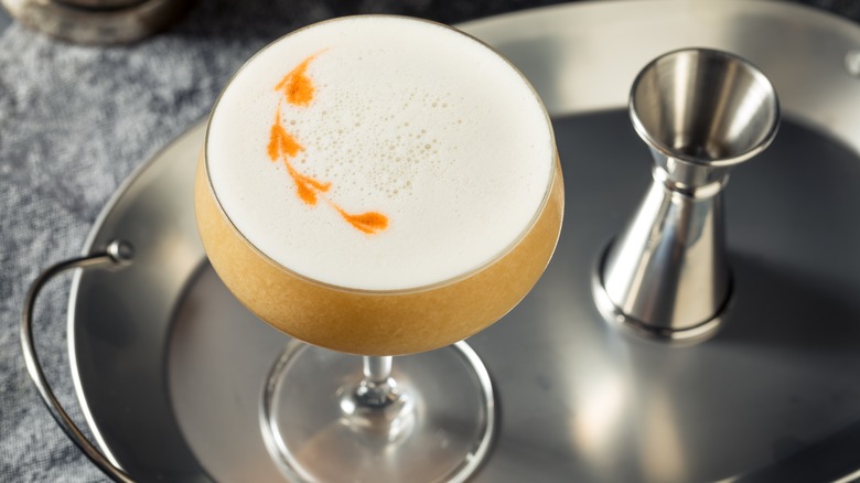 maple whiskey sour