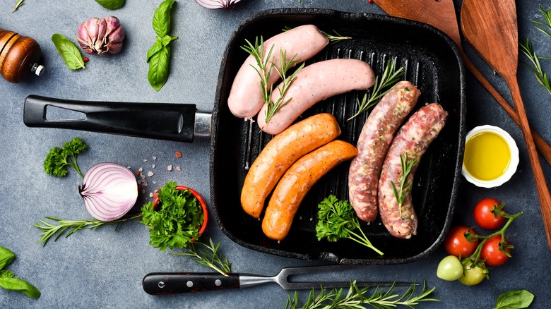 Griddling varieties of sausage