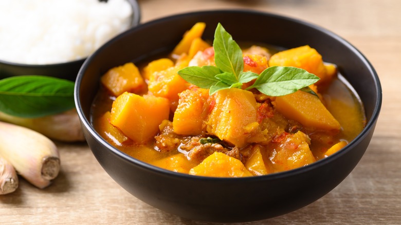 Stew made with winter squash