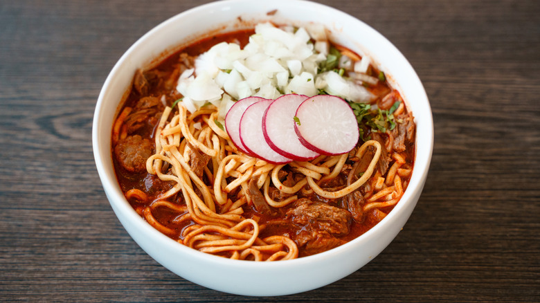 bowl of birria ramen