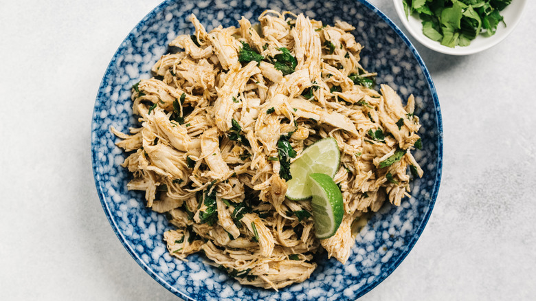 shredded chicken