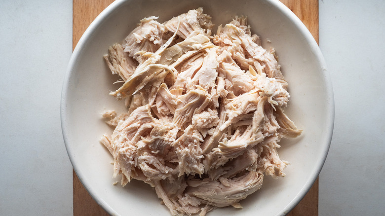 shredded chicken