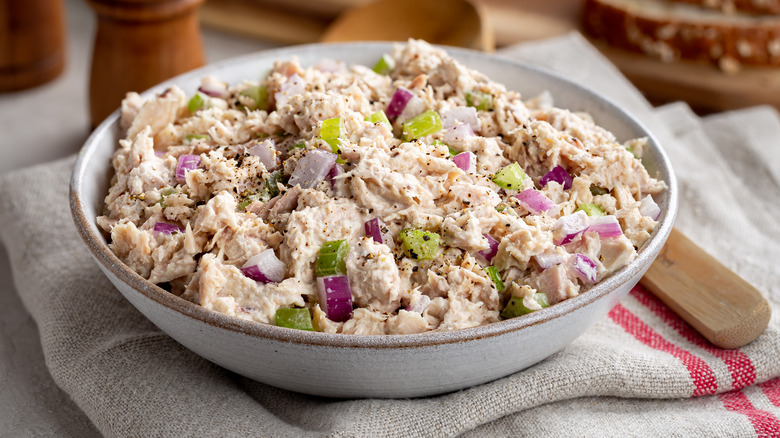 Bowl of tuna salad