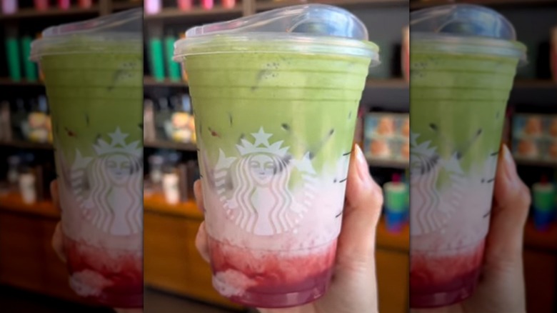 Starbucks secret menu strawberry matcha