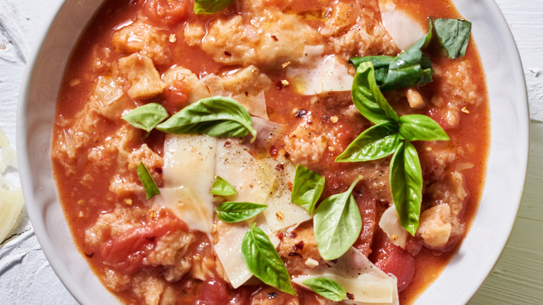 bowl of pappa al pomodoro