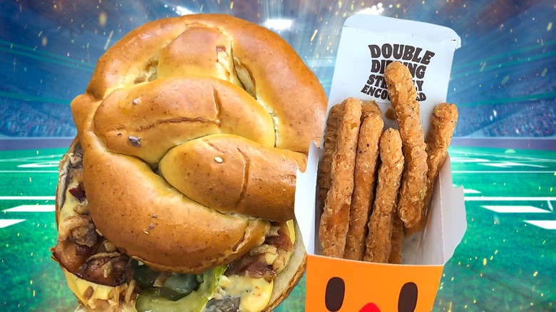 Burger King's Game Day Pretzel Whopper and Nacho Chicken Fries