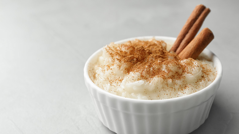 cinnamon rice pudding