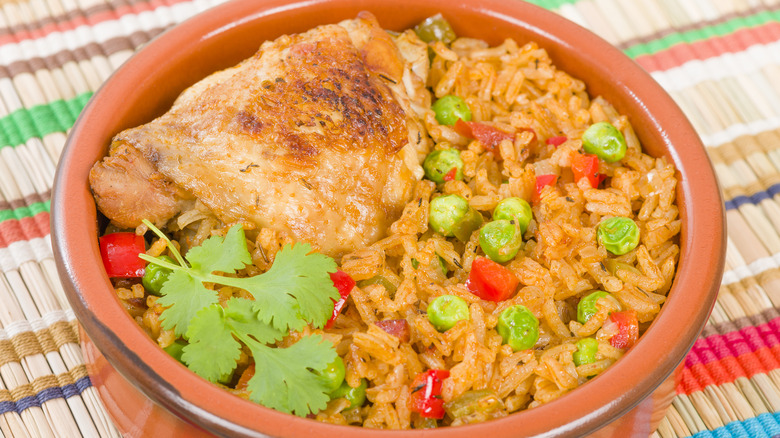 rice with chicken