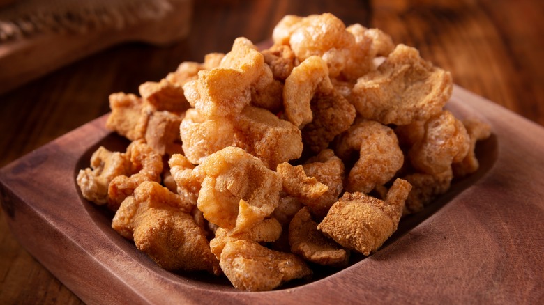 chicharrones deep fried pork rinds