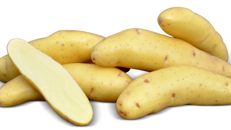 Pile of Austrian crescent potatoes