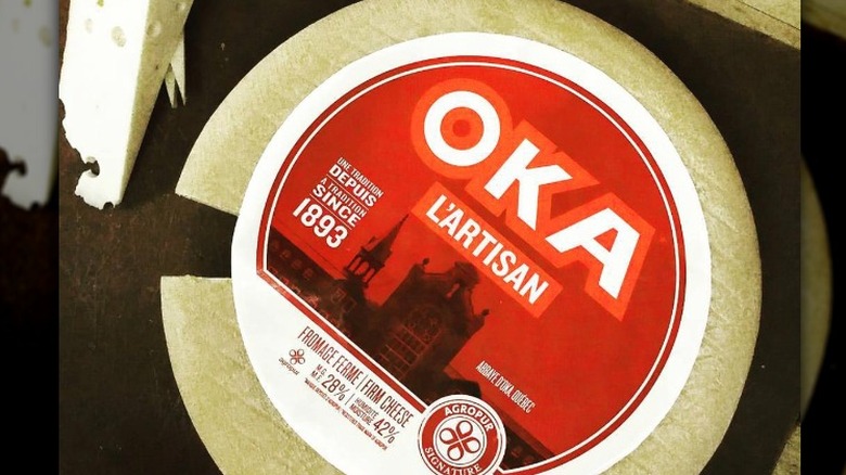 Wheel of Oka cheese