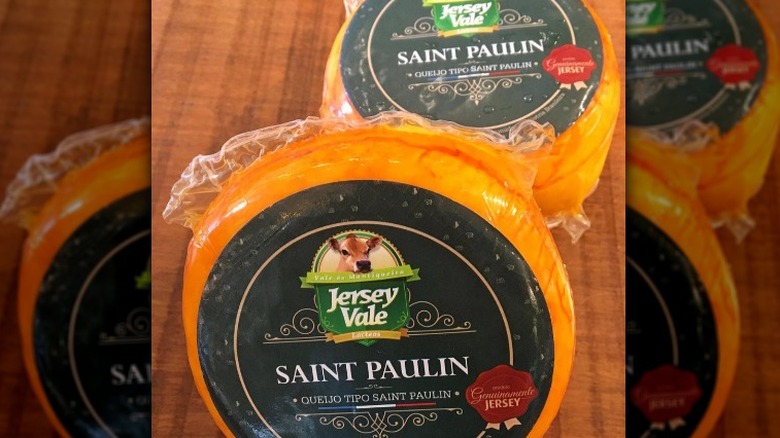 2 wheels of Port Salut cheese 