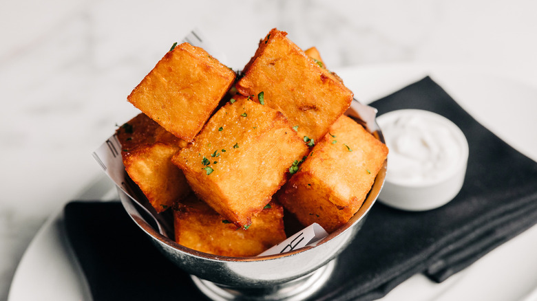 Tater tot-style hash browns